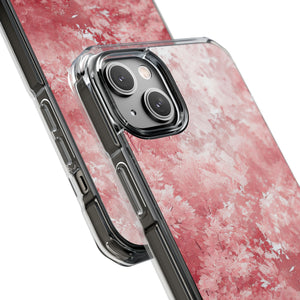 Pantone Rose Design | Handyhülle für iPhone (Clear Impact Case – magnetisch) 