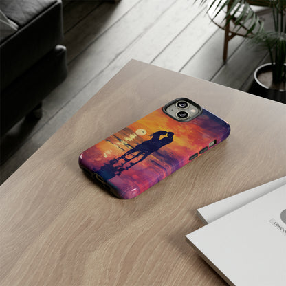 Seaside Sunset Embrace - Protective Phone Case