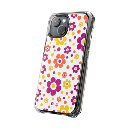 Retro Floral Playfulness iPhone Case - Impact