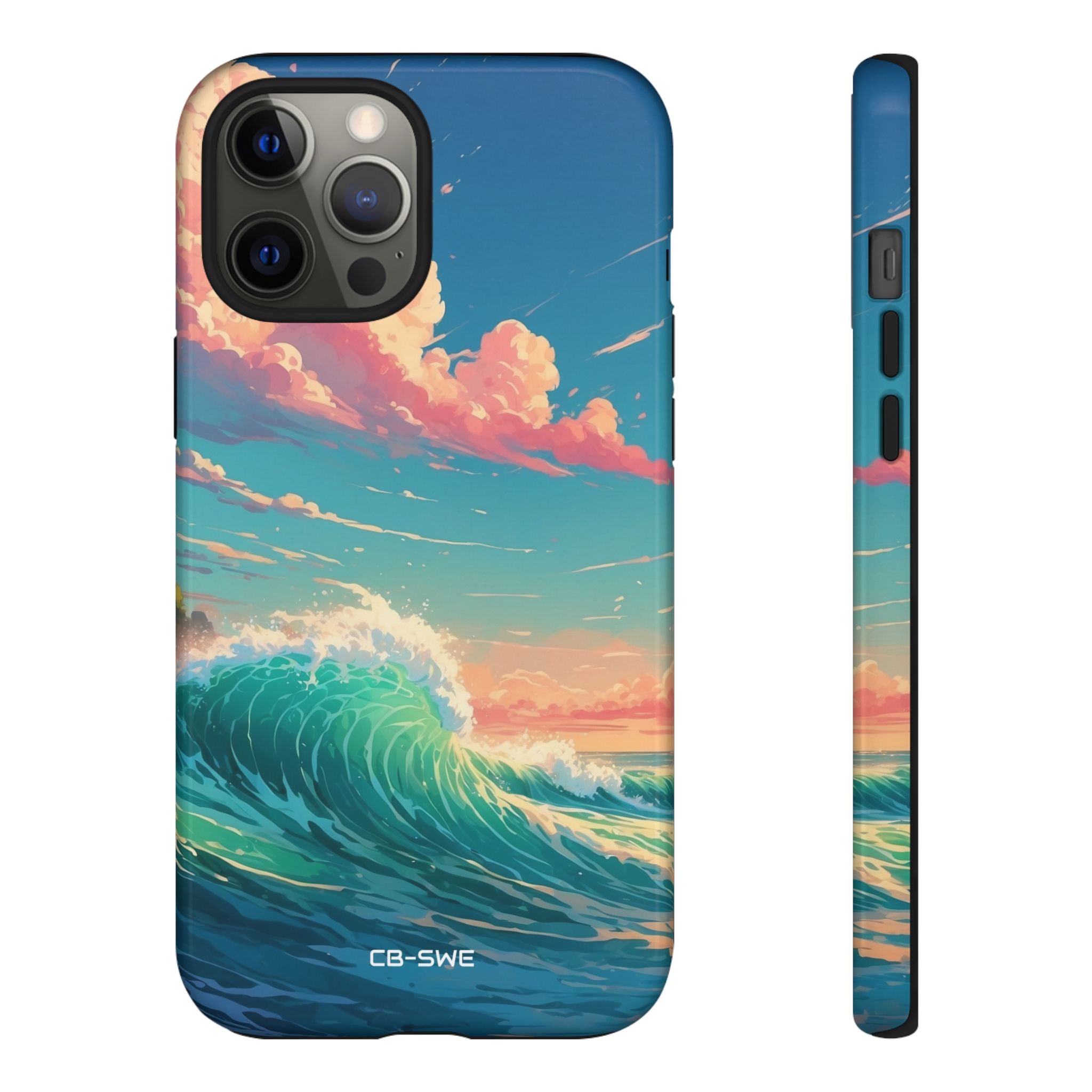 Waves Embrace Sunlight - iPhone Case
