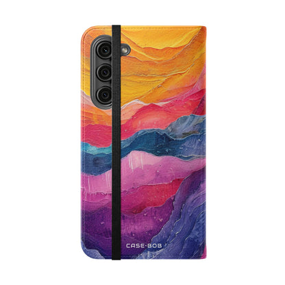 Golden Ridges - Samsung S23+ Case - Wallet