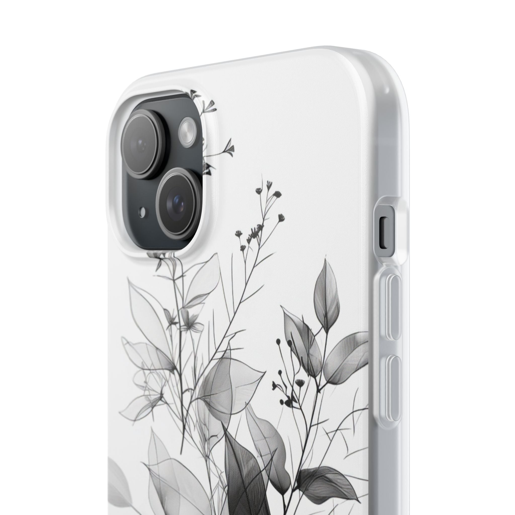 Botanical Line Harmony iPhone 15 - Flexi Phone Case