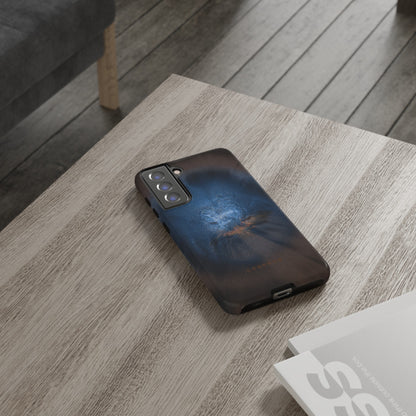 Blue Space Ink Art - Protective Phone Case