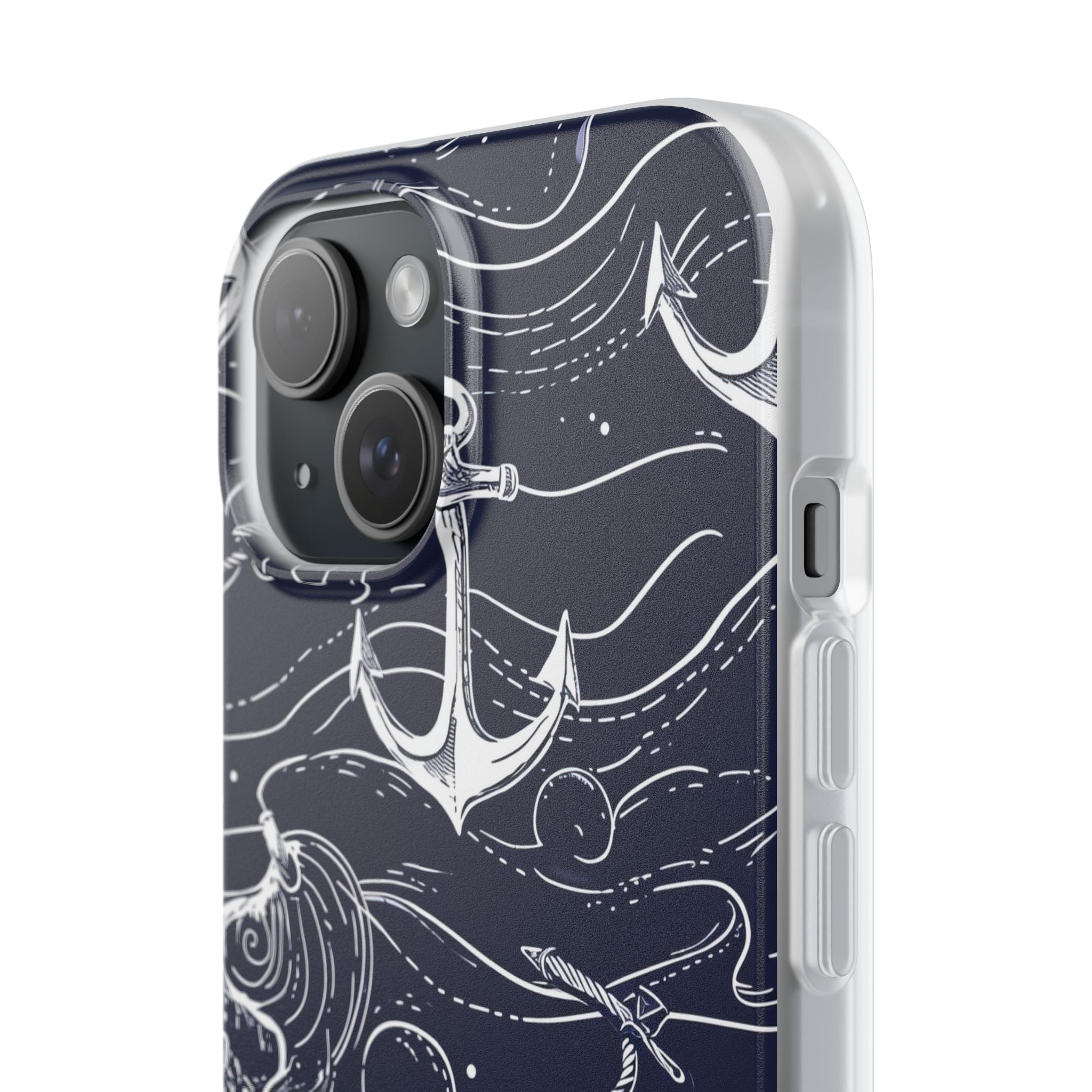 Gradient Anchorflow Waves iPhone 15 - Flexi Phone Case