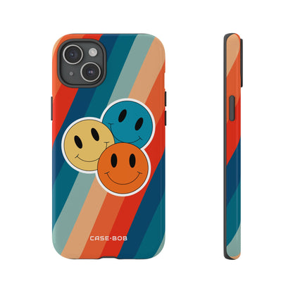 Triple Smile Breeze iPhone 15 Plus Case - Tough