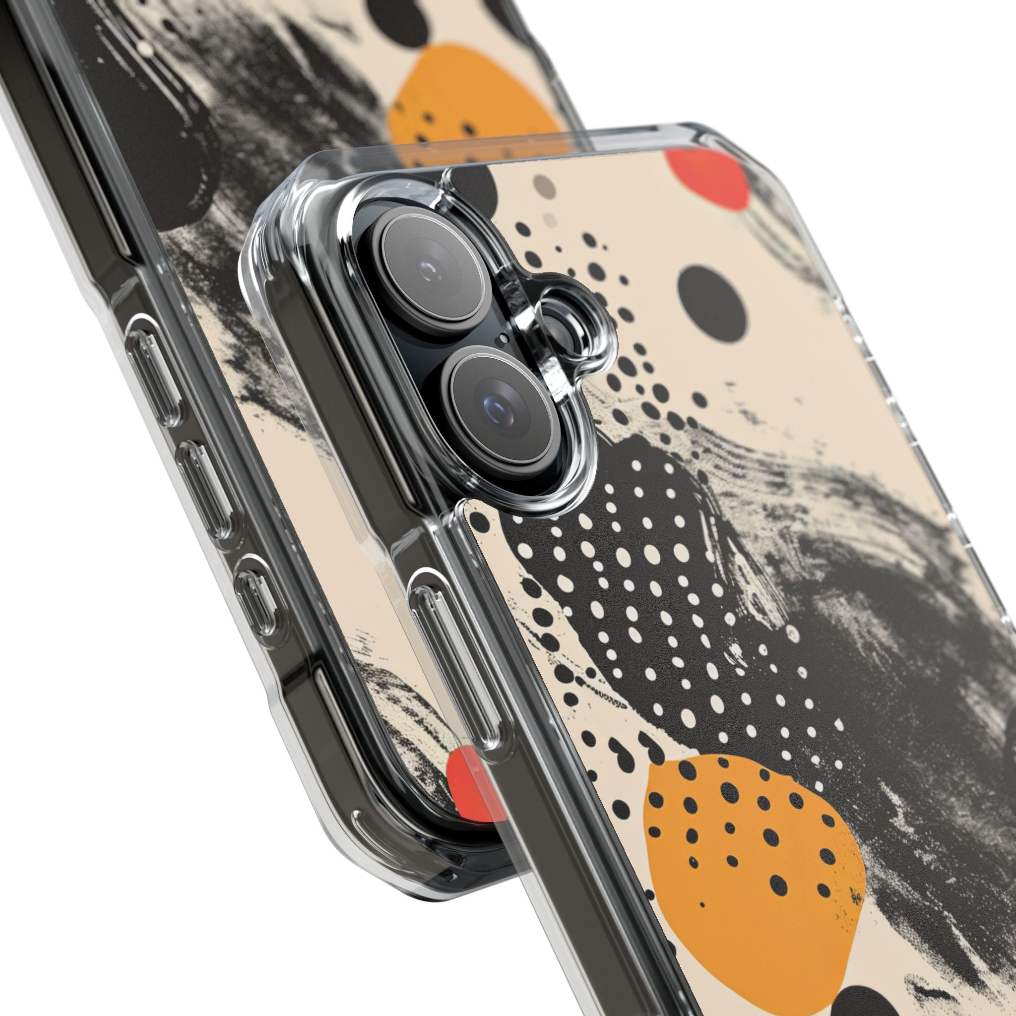 Swirl Chaos Geometry iPhone 16 - Impact Clear+