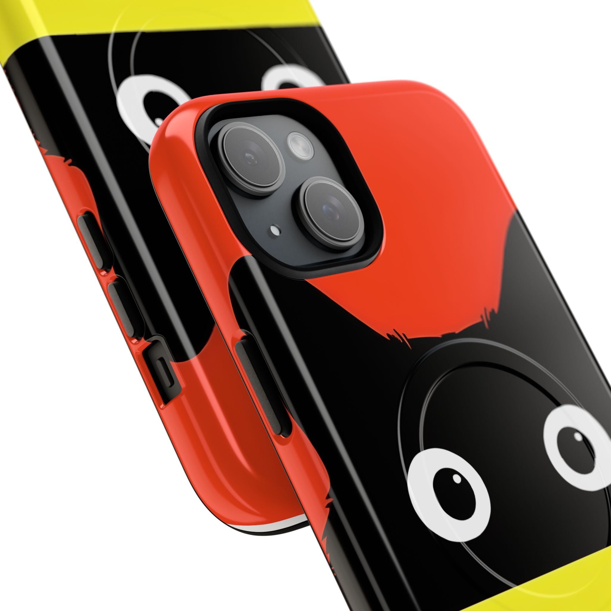 Peekaboo Cat Crimson iPhone 15 Plus Case - Tough+