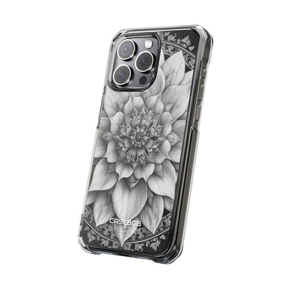 Cosmic Floral Mandala iPhone 15 - Impact Clear+