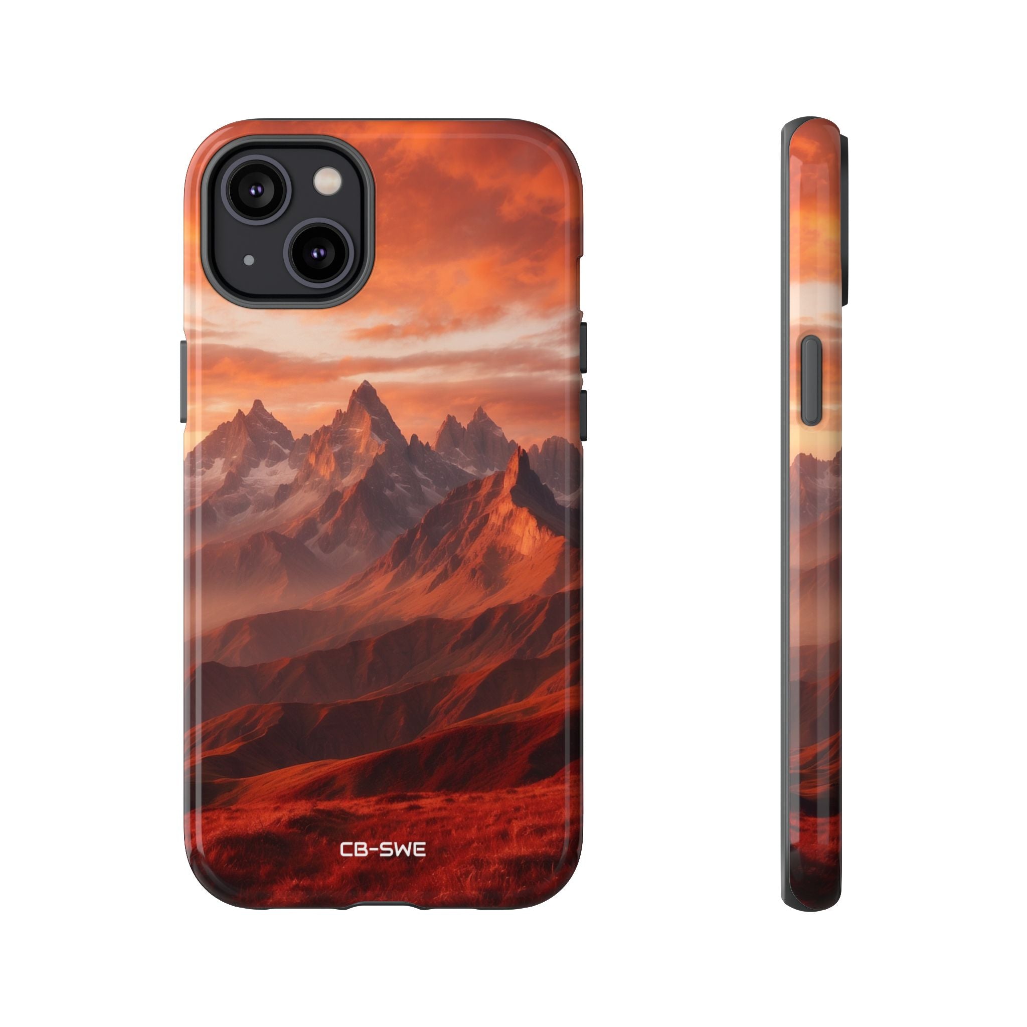 Mountain Peaks Glowing - iPhone Case