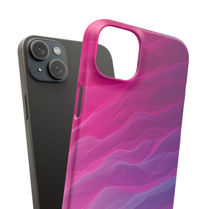 Gradient Oceanflow Waves iPhone 15 - Slim Phone Case