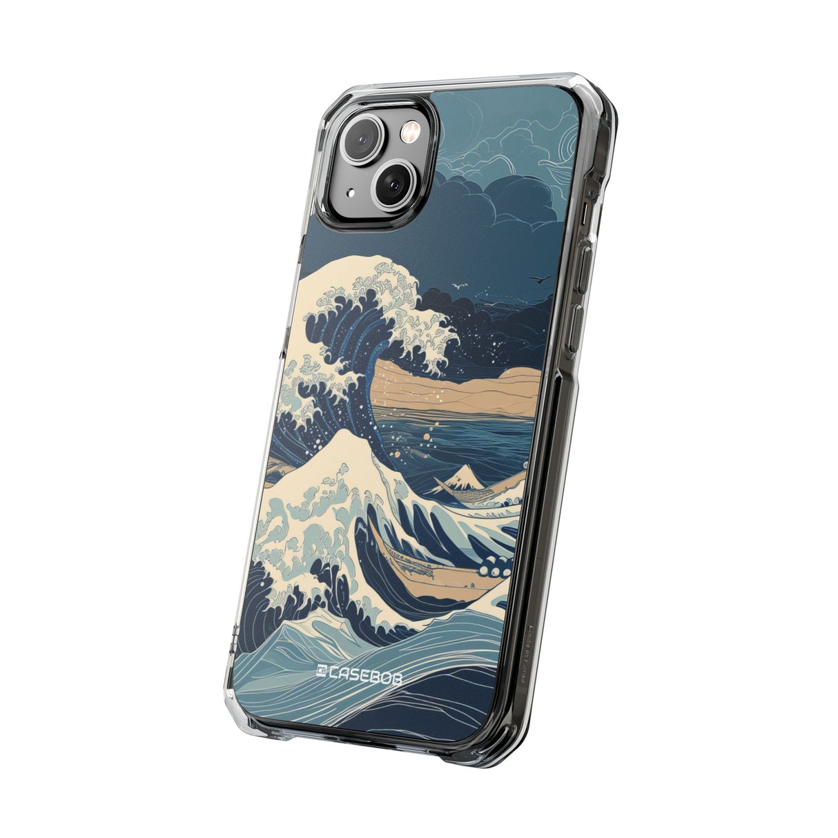 Oceanic Reverence - Phone Case for iPhone (Clear Impact - Magnetic)