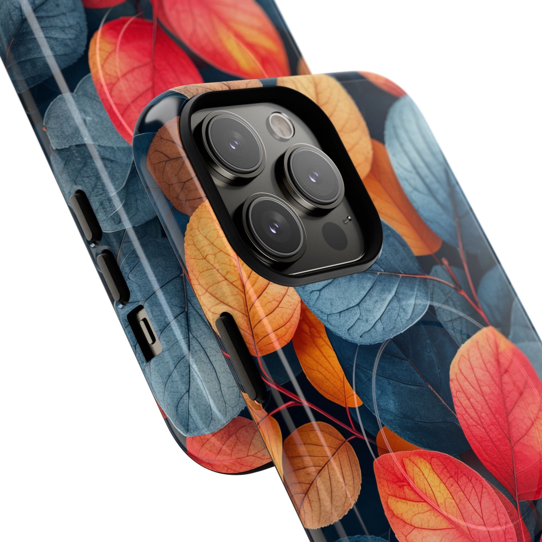 Vibrant Nature Leaves - Tough + MagSafe® iPhone 14 Phone Case