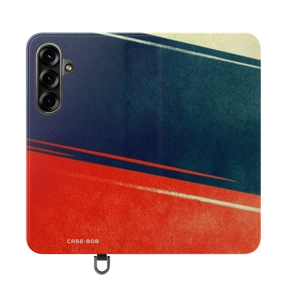 Navy Streak - Samsung S25+ Case - Wallet