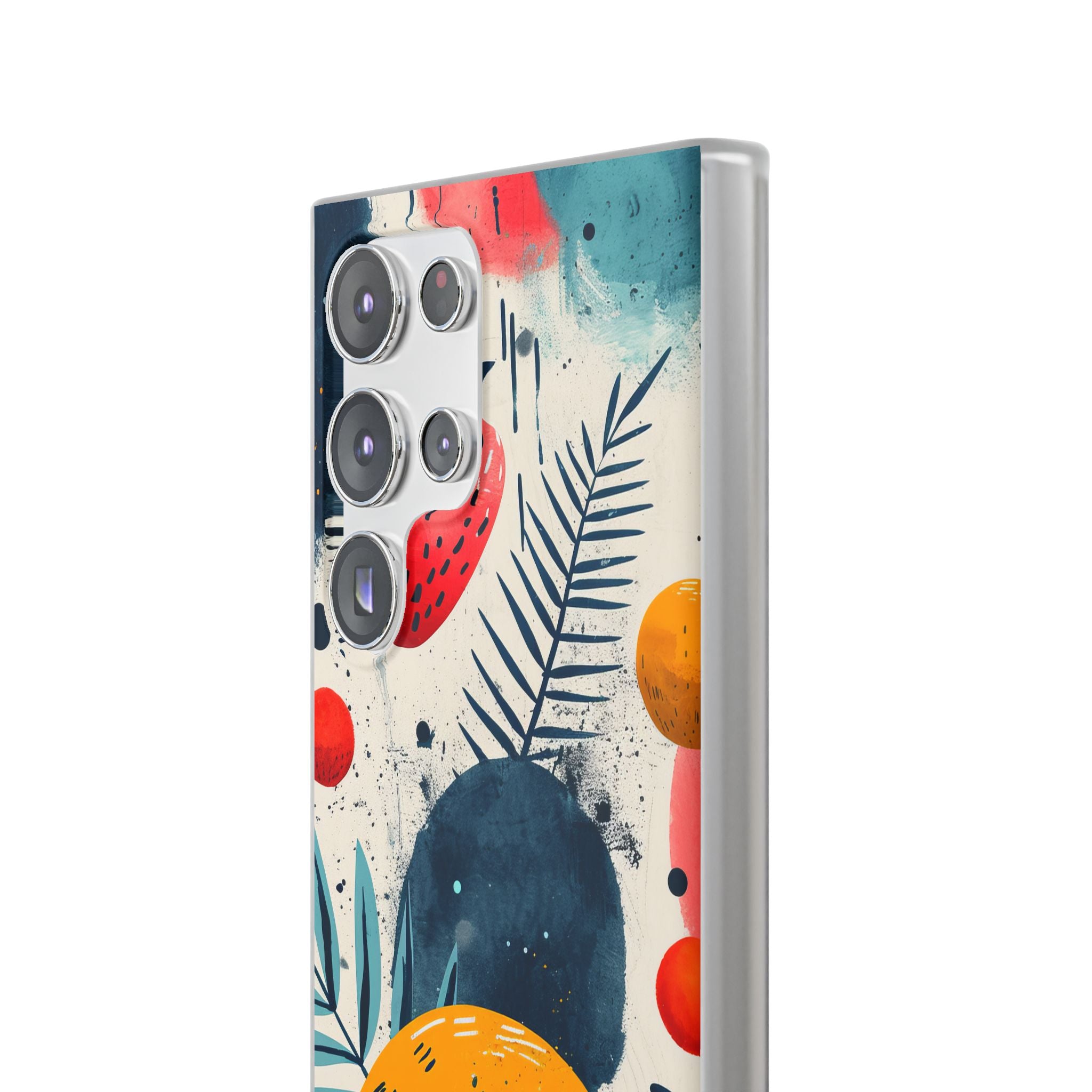 Vibrant Fruit Canvas - Flexi Samsung S23 Phone Case