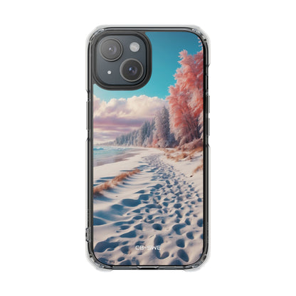 Shadows Embrace Waves iPhone Case - Impact
