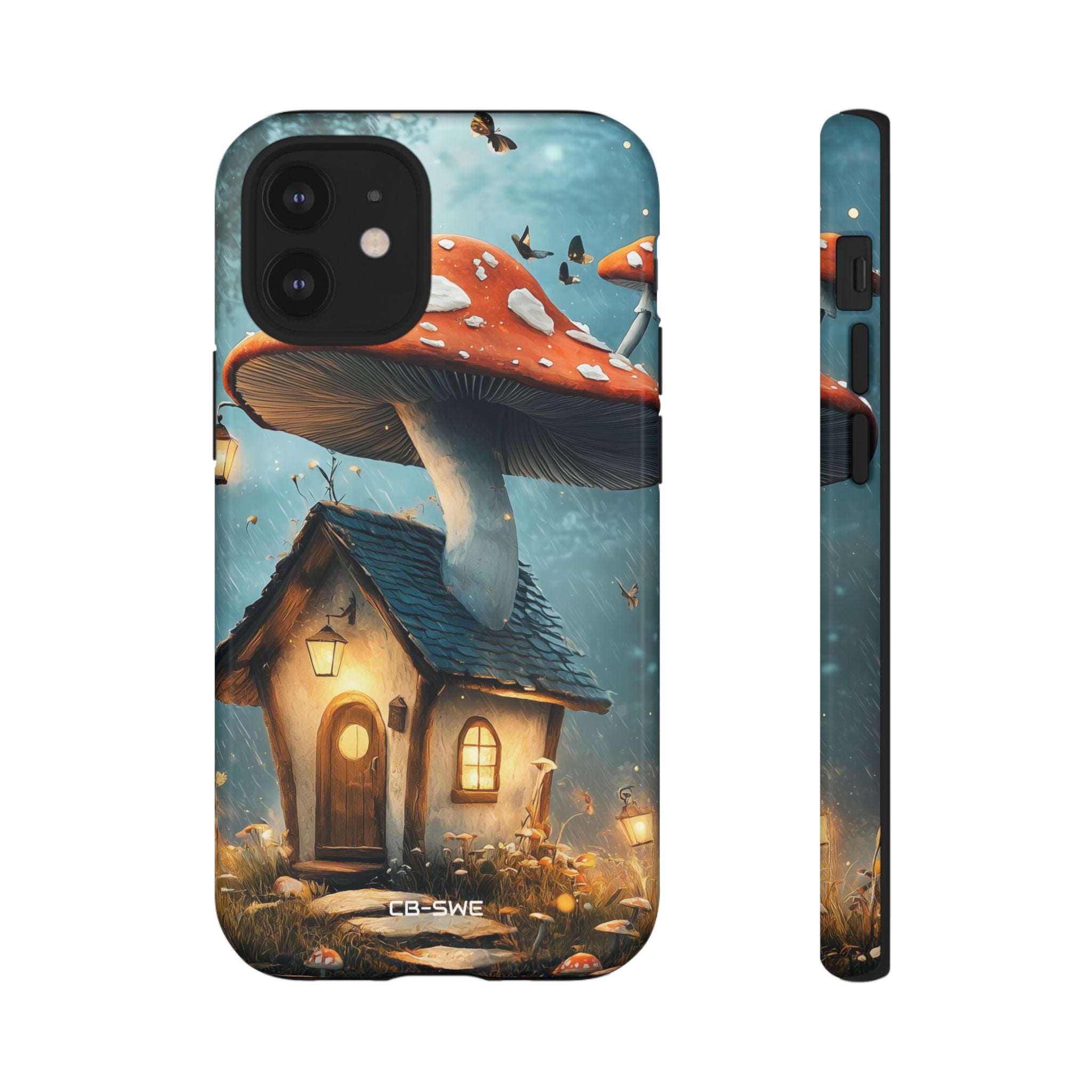 Mushroom House Glows - iPhone Case