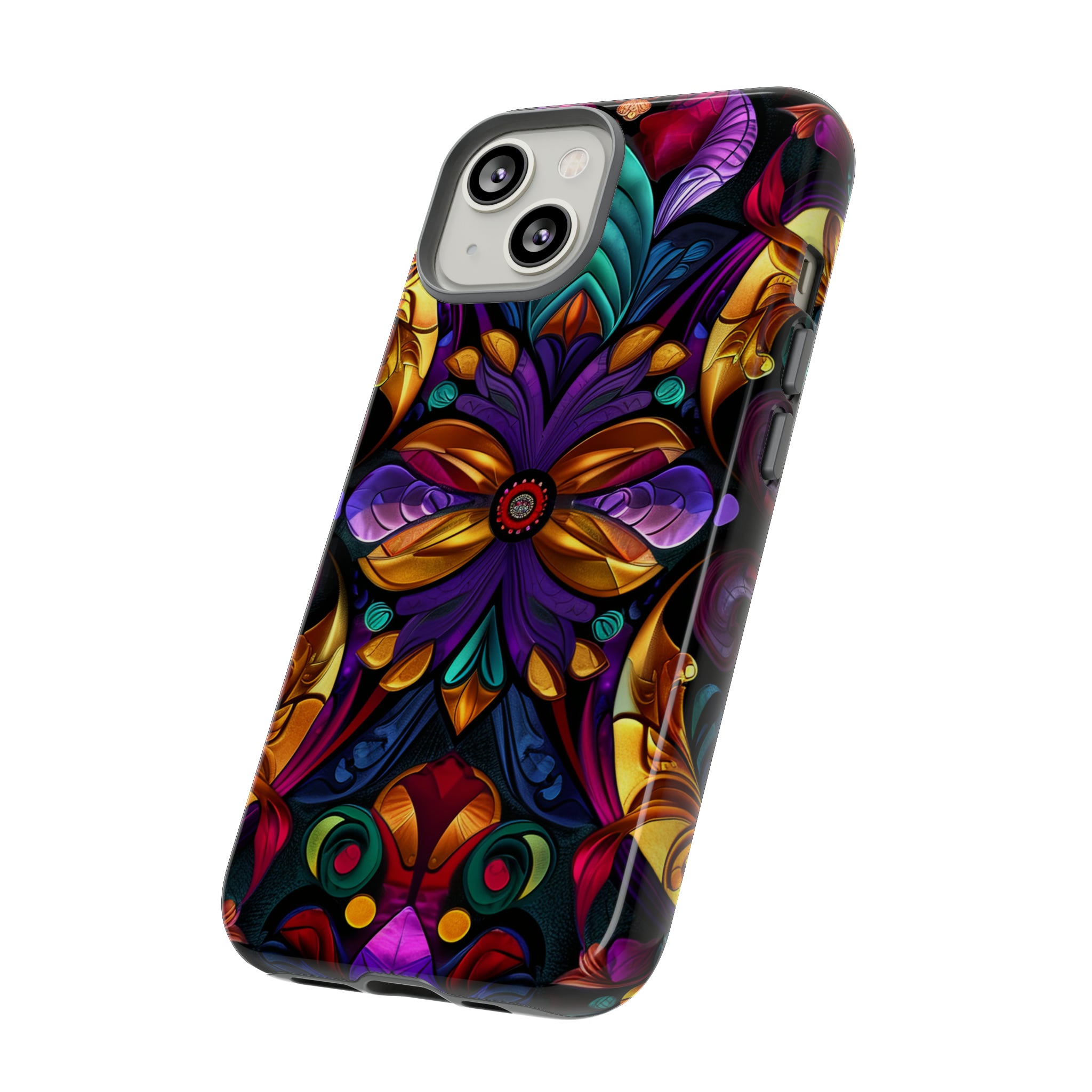 Gothic Stained Glass Majesty - Protective Phone Case