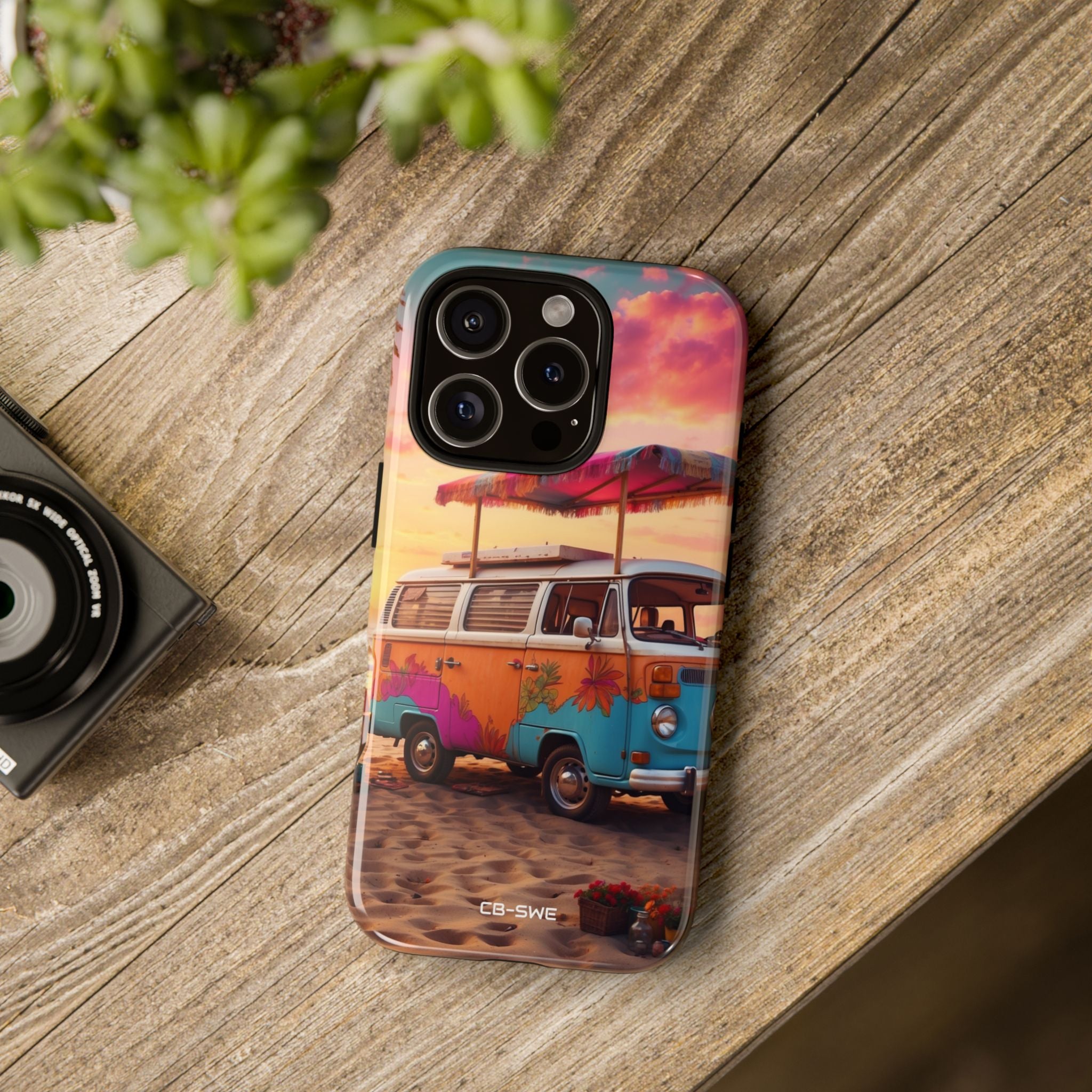 **Van Rests at Shore** - iPhone Case