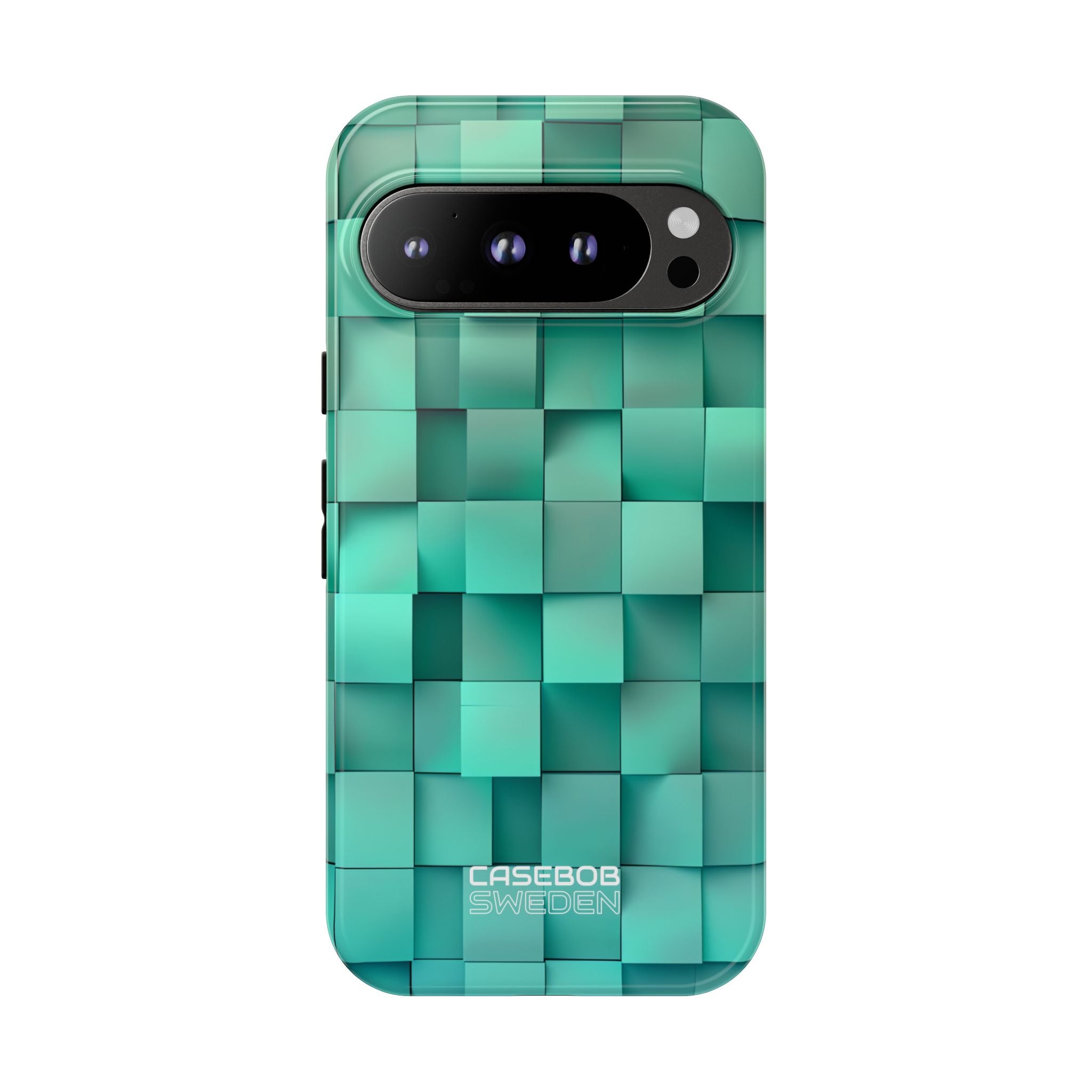 Folded Blue Squares Google Pixel 9 - Tough