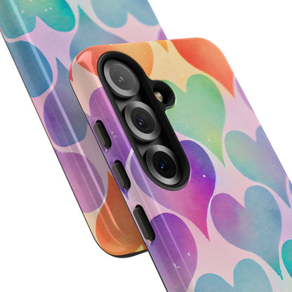 Watercolor Heart Symphony - Samsung Case