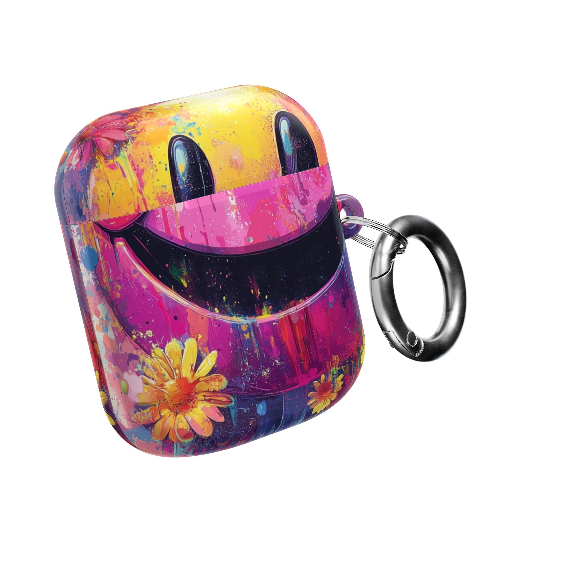 Smiley Bloom Drip - AirPods Case