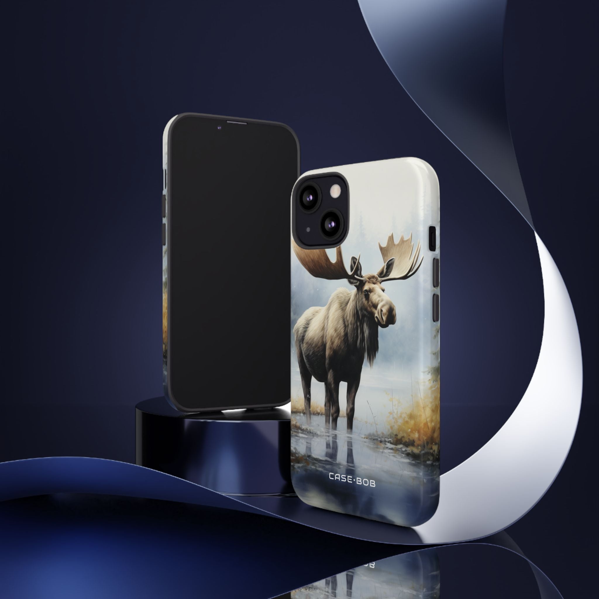 Moose Reflection iPhone 13 Case - Tough