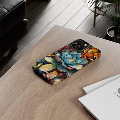 Vibrant Succulent Garden - iPhone Case