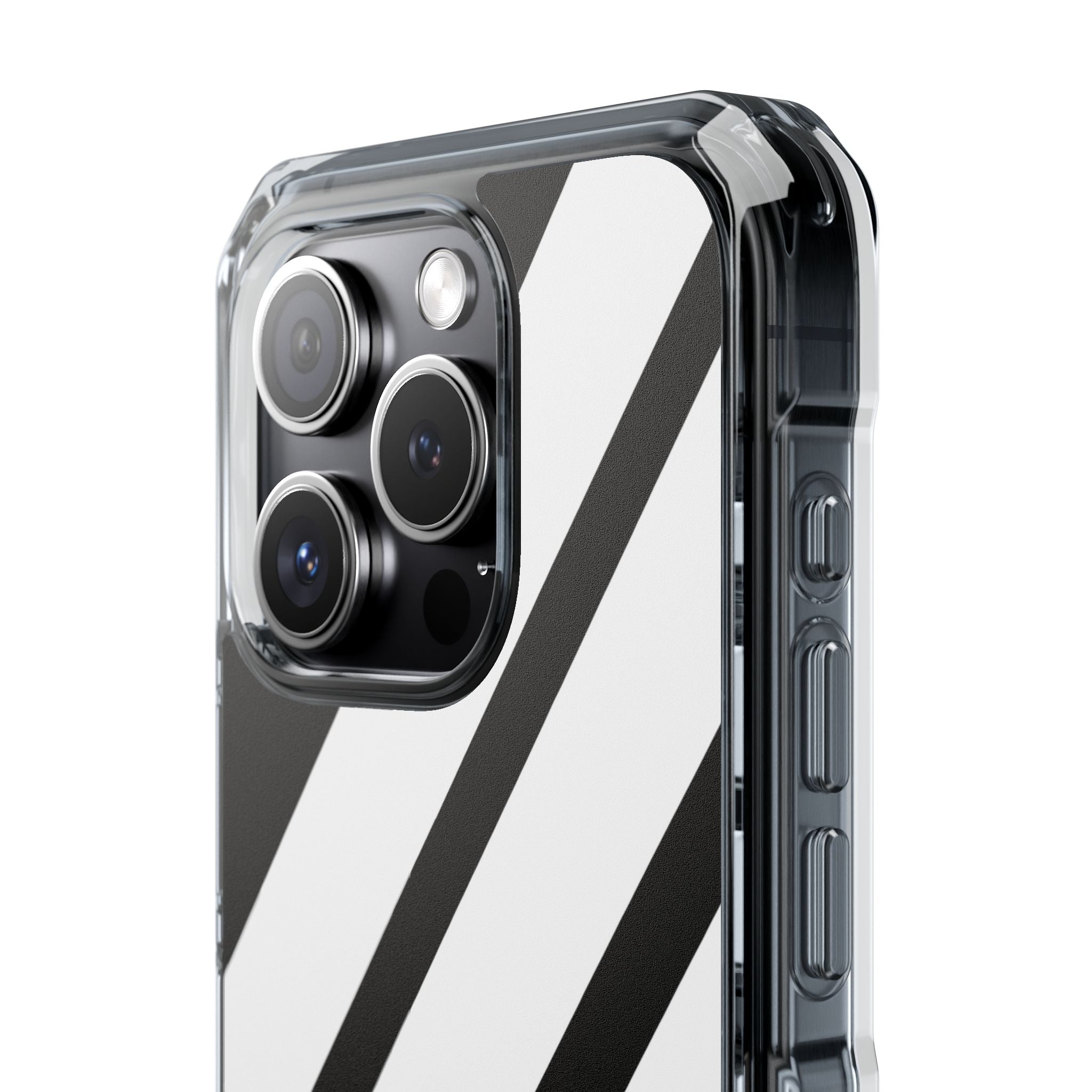 Monochrome Diagonal Symmetry iPhone Case - Impact
