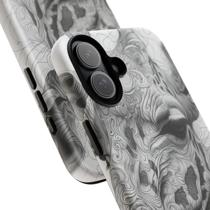 Monochrome Giraffe: Intricate Elegance - for iPhone 16