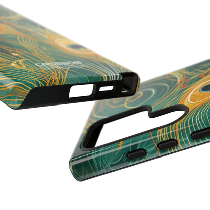 Vortice di Pavone Vivace Samsung S24 - Tough