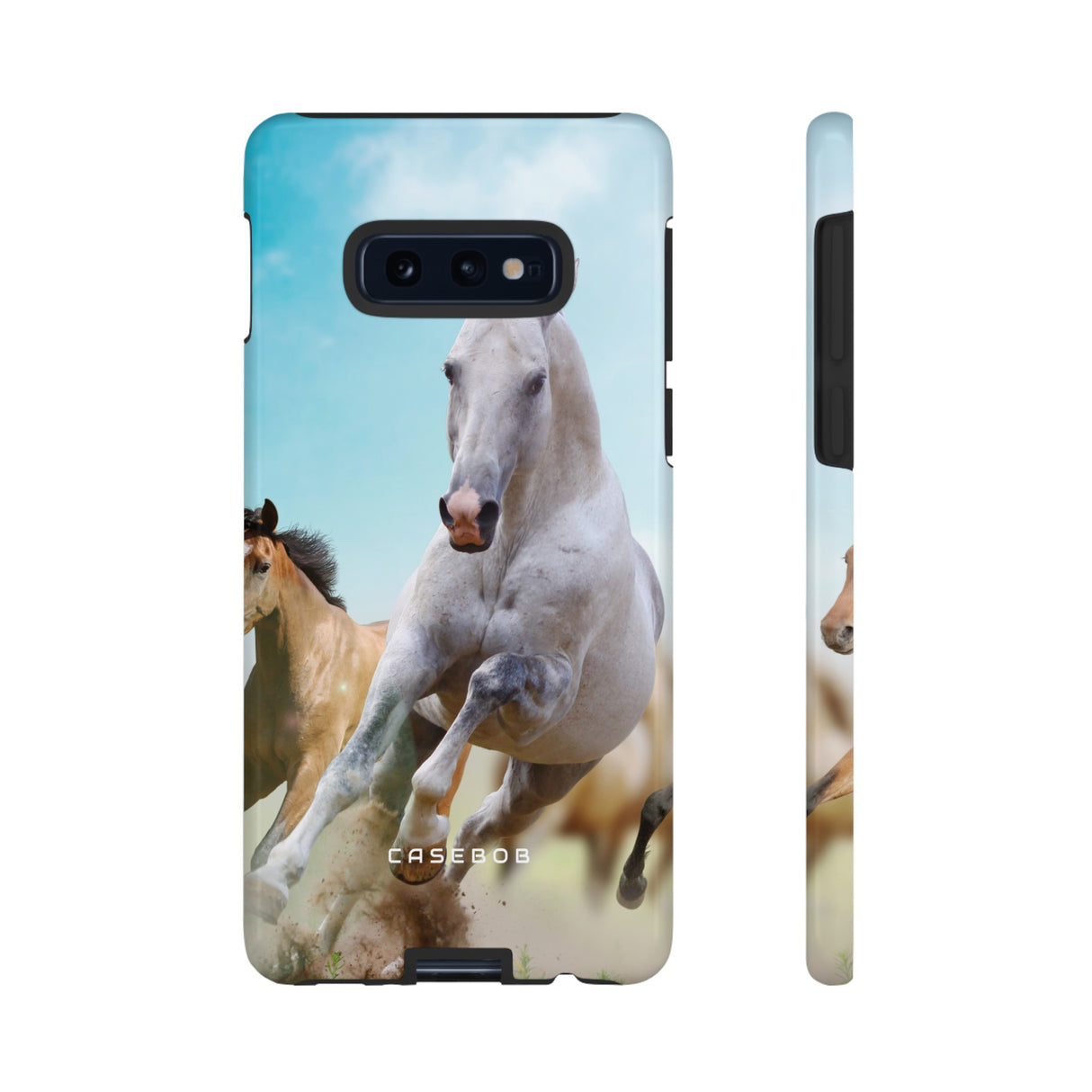 Blue Sky Horses - Protective Phone Case