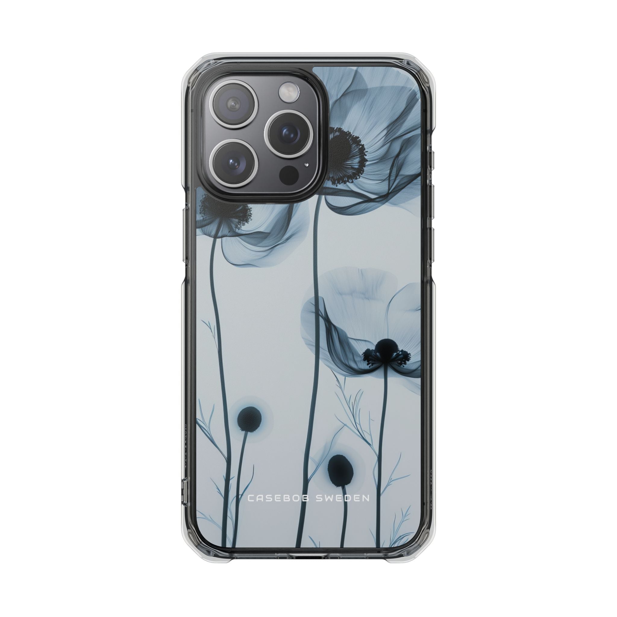 Ethereal X-Ray Flowers iPhone 15 - Clear Impact Phone Case