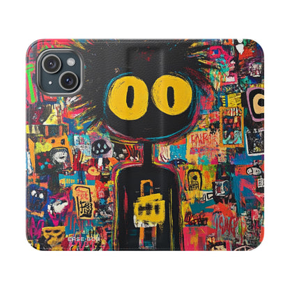 Yellow Eyes - iPhone 15 Case - Wallet