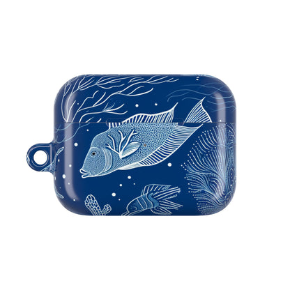 Blue Scale Reef - AirPods Case