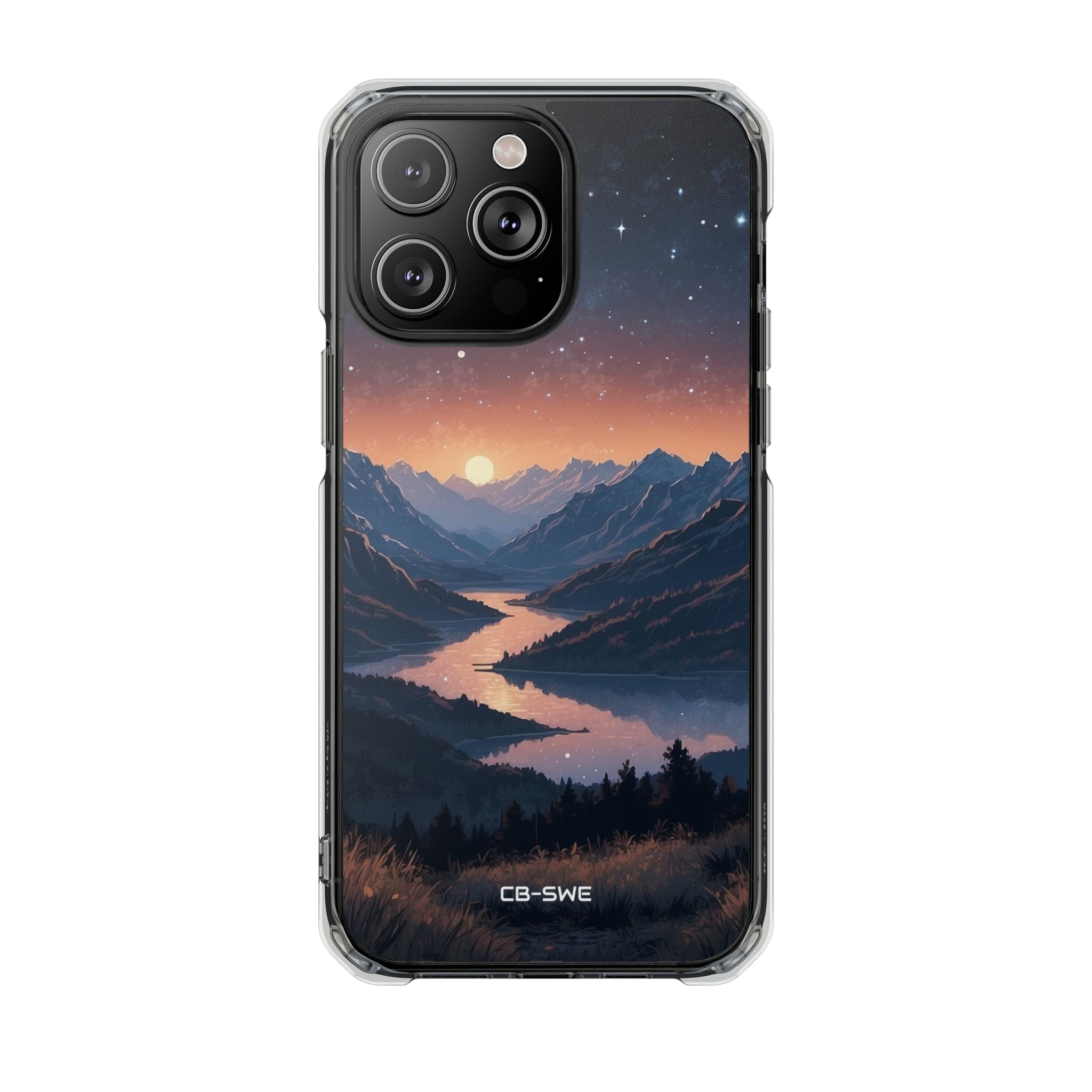 Mountains Embrace Light iPhone Case - Impact