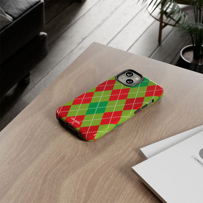 Diamond Shapes Dance - iPhone Case