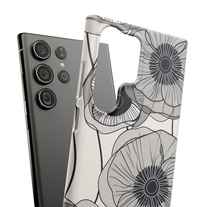 Modern Minimalist Flowers Samsung S23 - Slim Phone Case