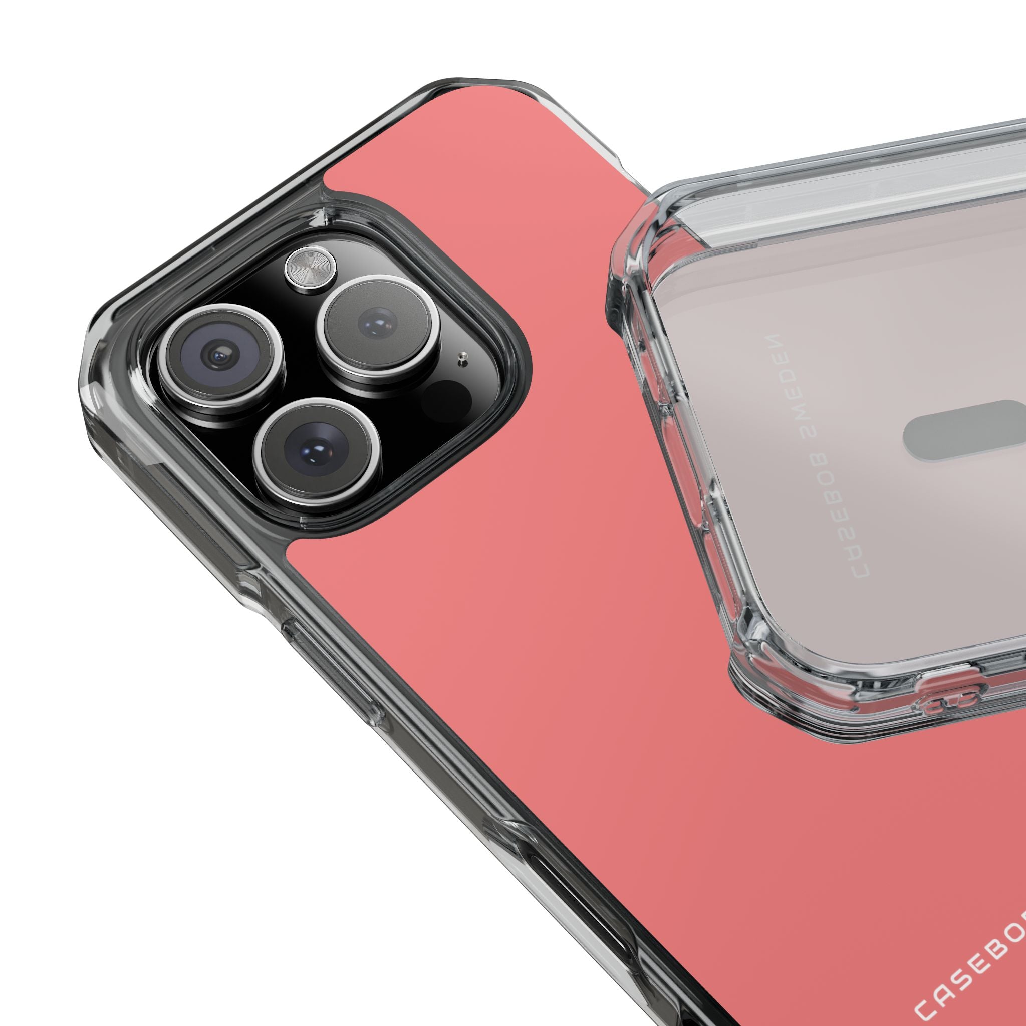 Light Coral iPhone 16 - Clear Impact Phone Case