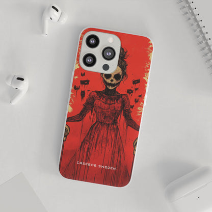 Haunting Scarlet Descent iPhone 13 - Flexi Phone Case