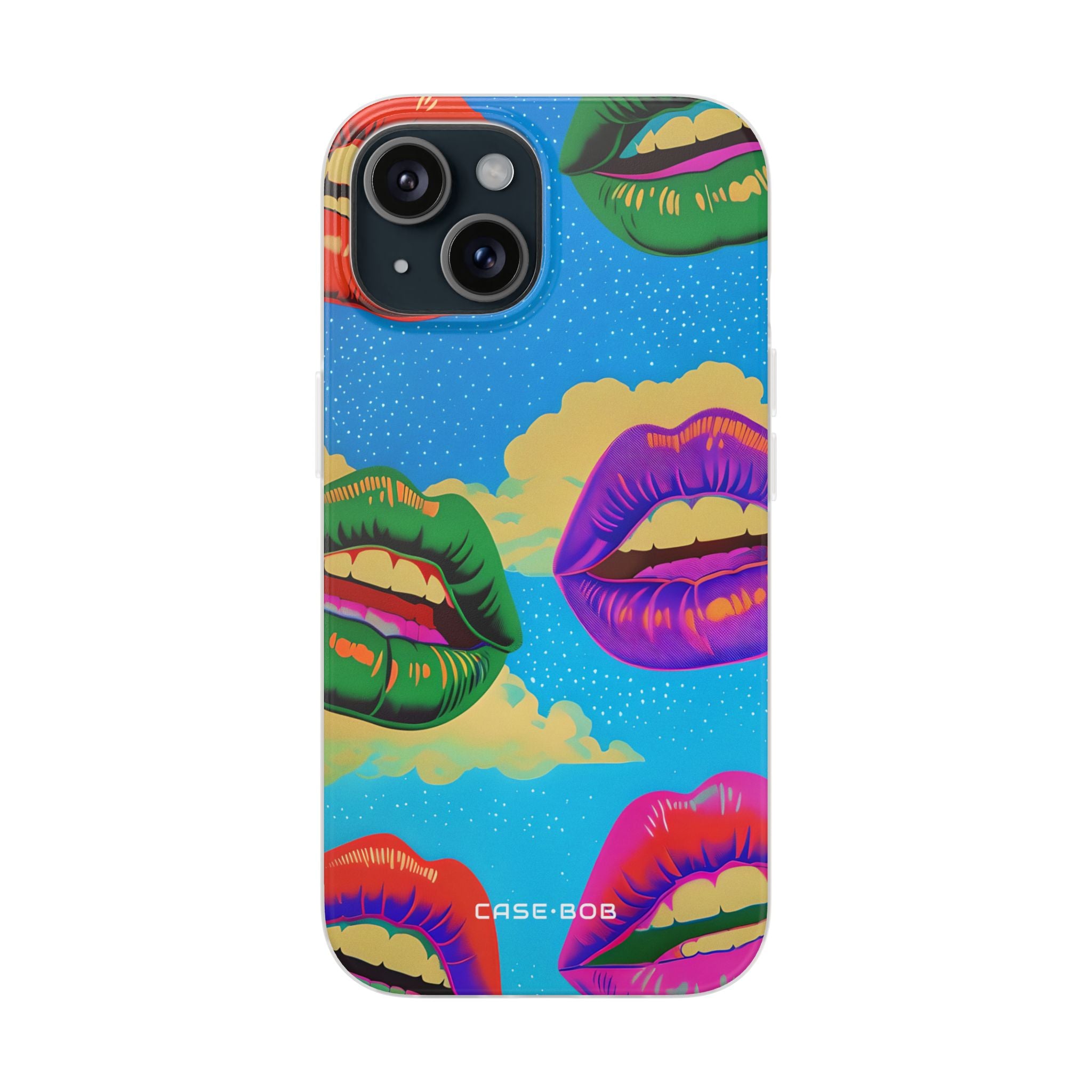 Colorful Lipscape iPhone 15 Case - Soft