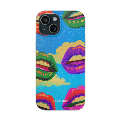 Colorful Lipscape iPhone 15 Case - Soft