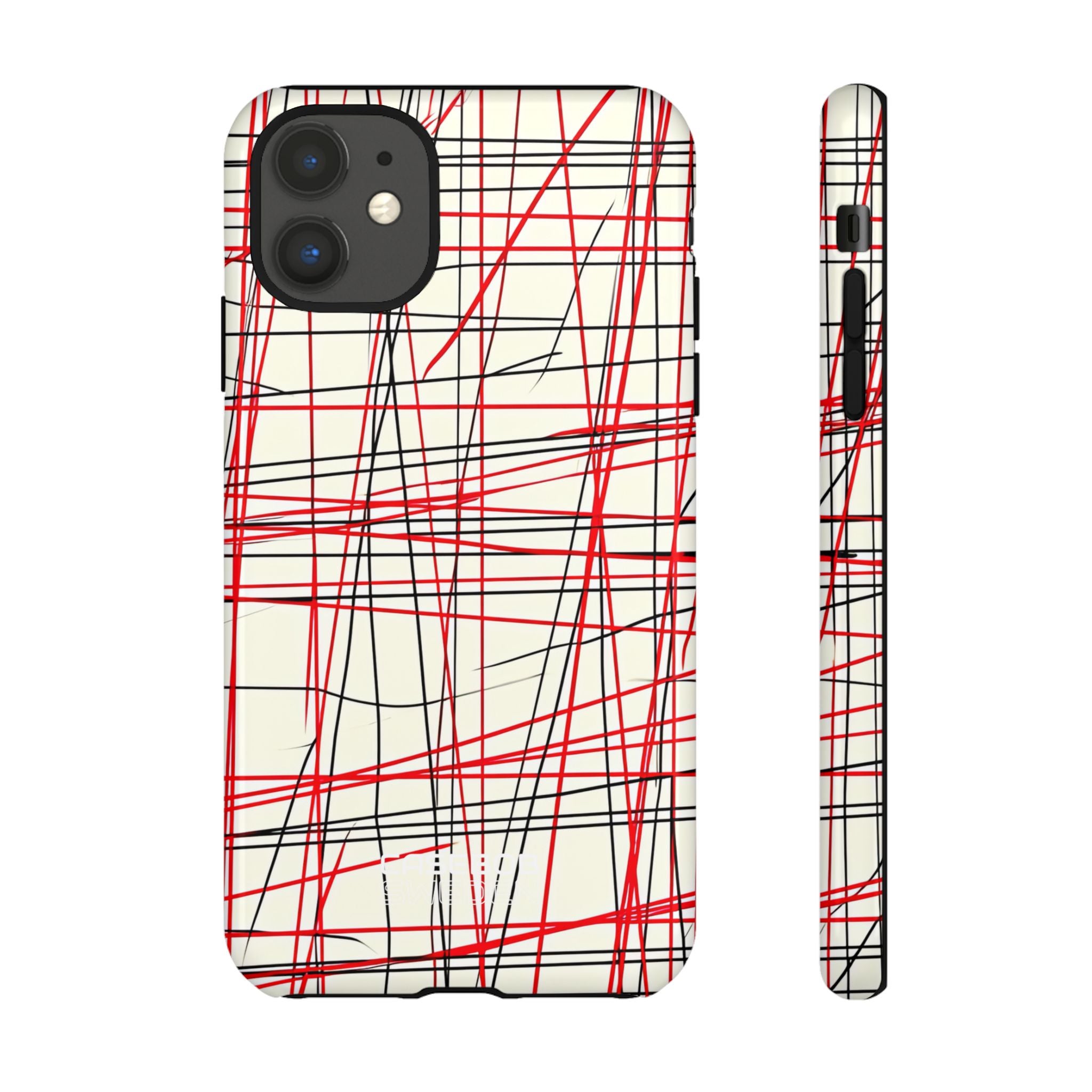 Crimson Wire Tangle iPhone 11 - Tough
