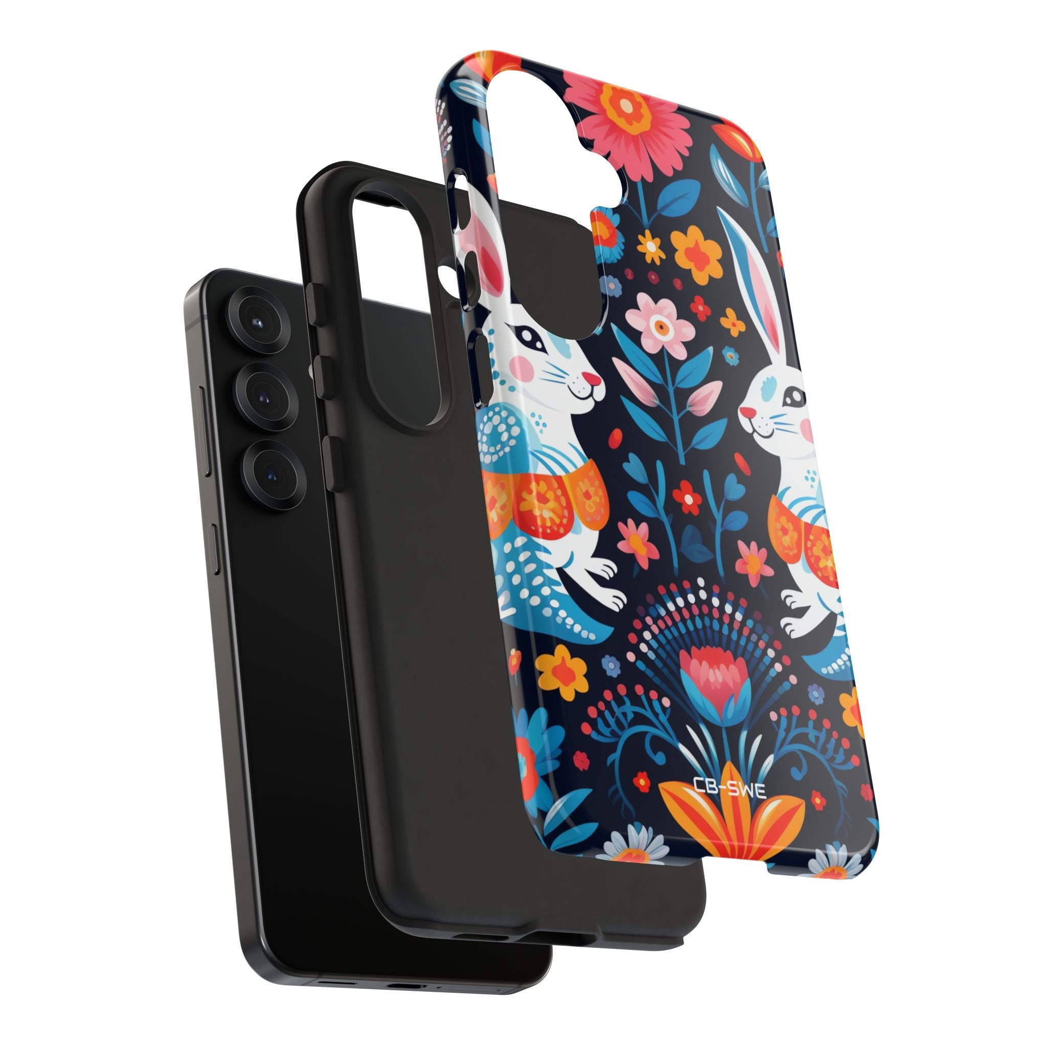 Bunnies Hop Flowers - Samsung Case
