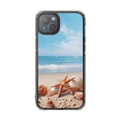 Shells Rest Beneath Waves iPhone Case - Impact