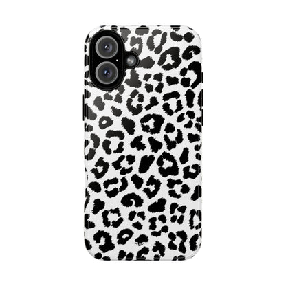 Monochrome Leopard Essence - iPhone Case
