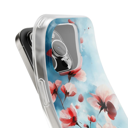 Pink Blossom Drift iPhone 16 Pro Case - Soft
