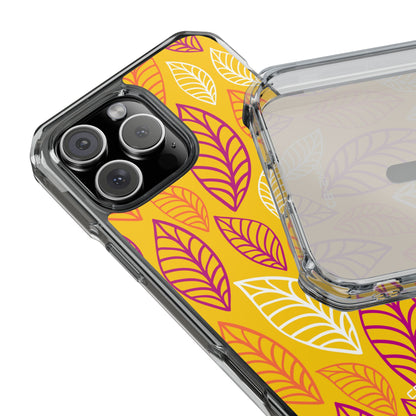 Vibrant Leaf Symphony iPhone Case - Impact