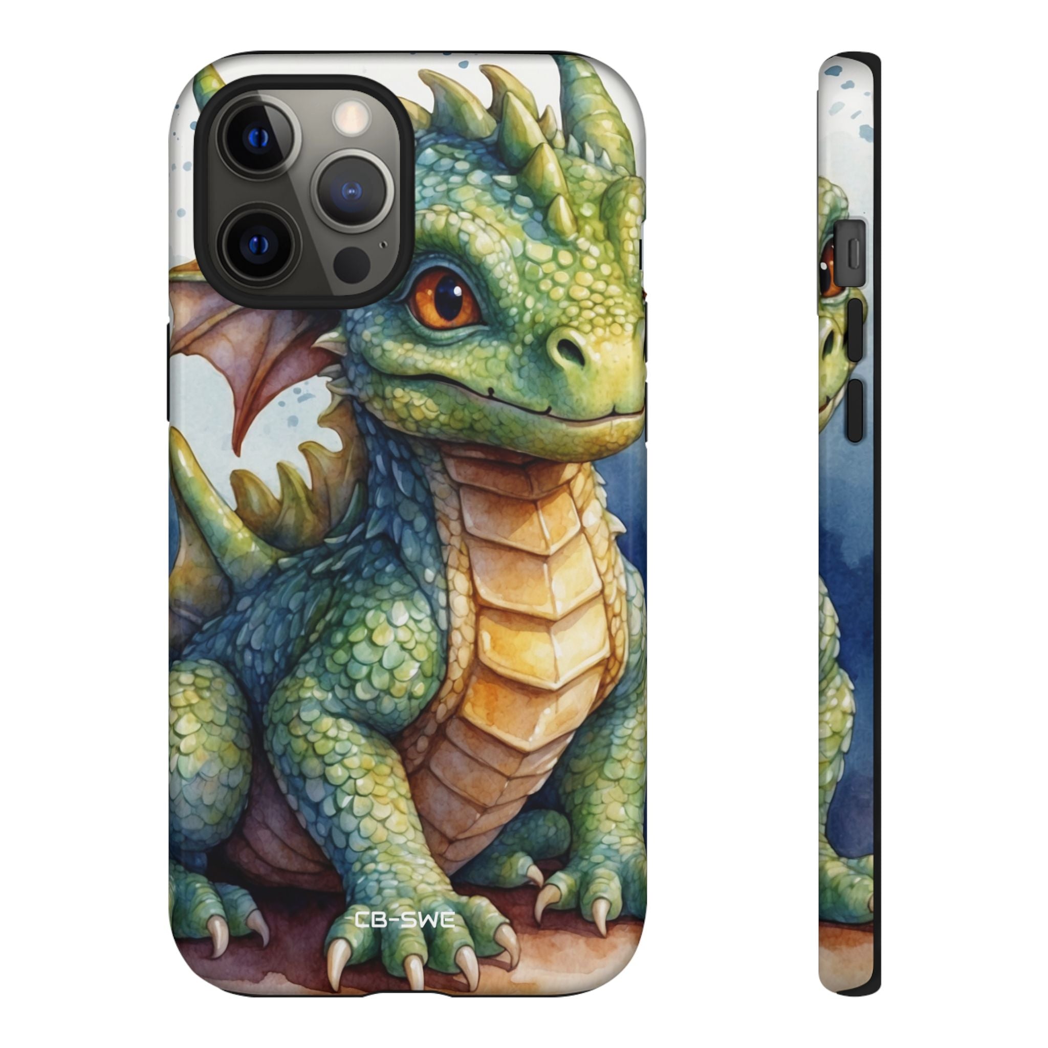 Green Dragon Smiles - iPhone Case