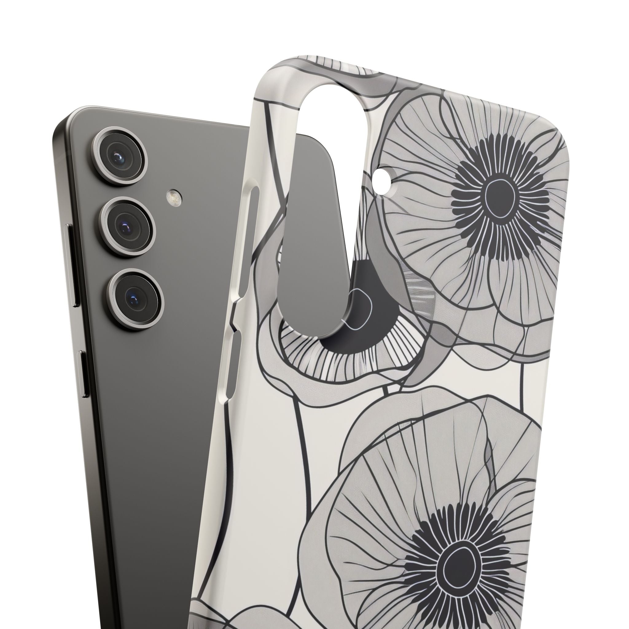 Modern Minimalist Flowers Samsung S24 - Slim Phone Case