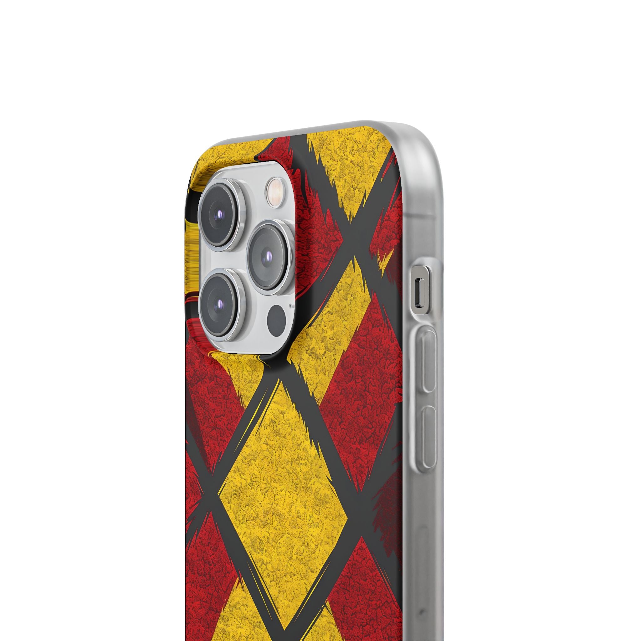 Vibrant Geometric Diamonds iPhone 14 Pro - Soft Case